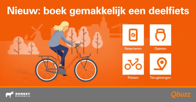 Oranje deelfietsen nu in Papendrecht
