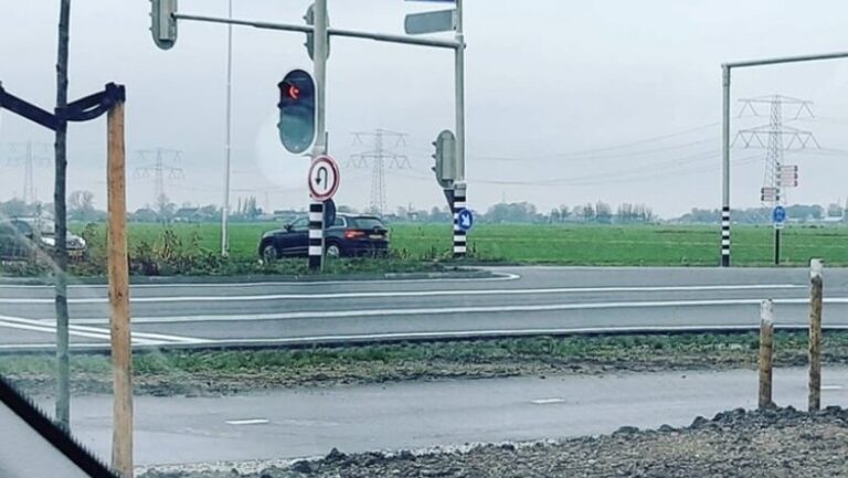 Keren bij nieuwe kruising N3 – N214 kost 150 euro