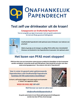 poster op water