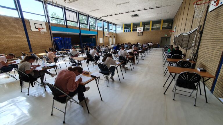 Ook op de Willem zijn de examens begonnen