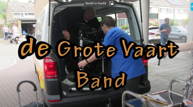 De Grote Vaart Band naar de studio