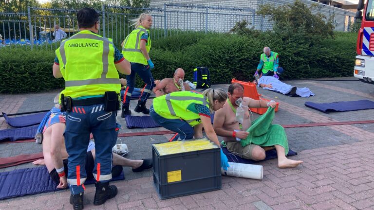 GHOR oefent met geneeskundige partners in Caribabad Gorinchem