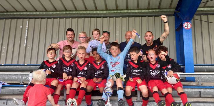 Papendrecht JO8-1 tweede bij toernooi Sliedrecht