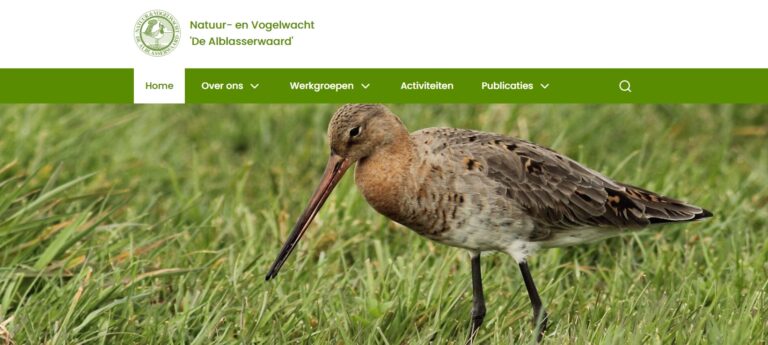 Nieuwe website van Natuur- en Vogelwacht