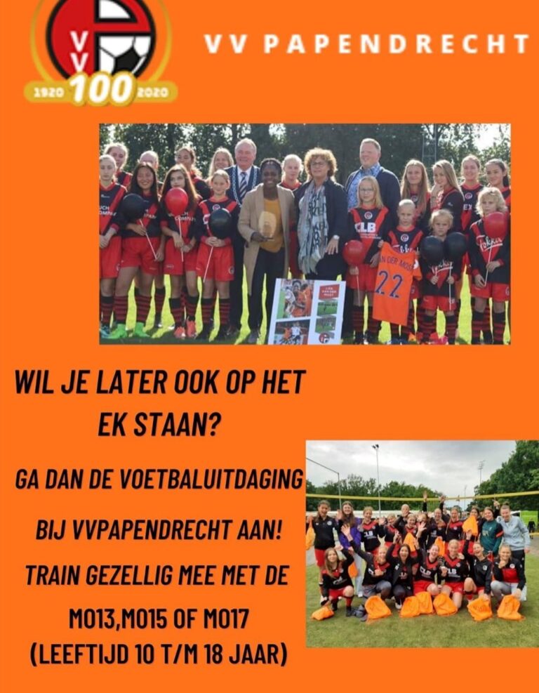 Meiden: kom voetballen bij VV Papendrecht