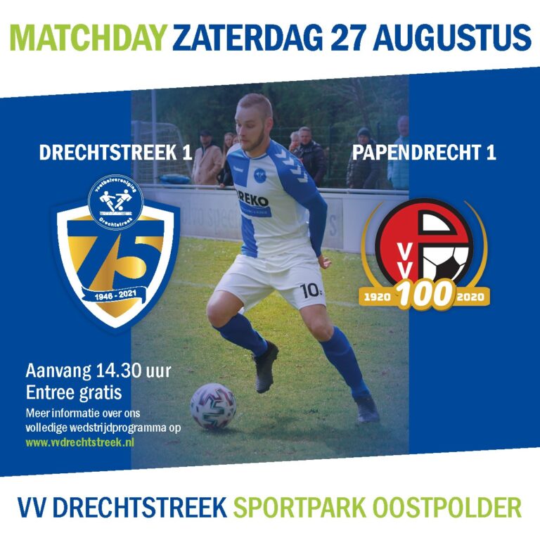 Derby vv Drechtstreek – vv Papendrecht