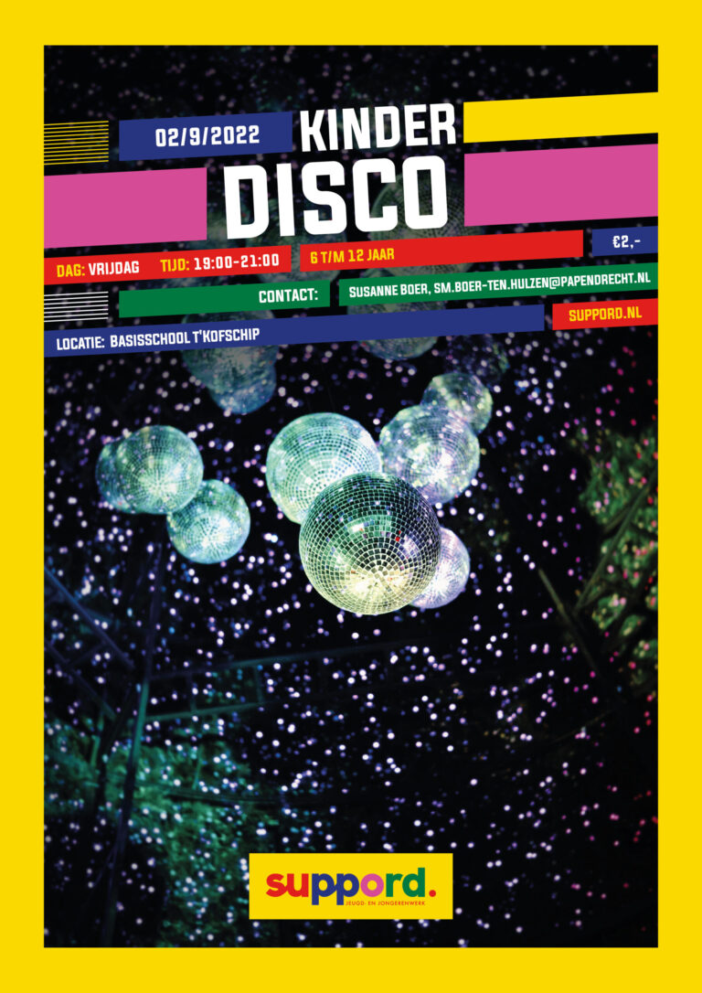 Suppord komt weer terug met de kinderdisco