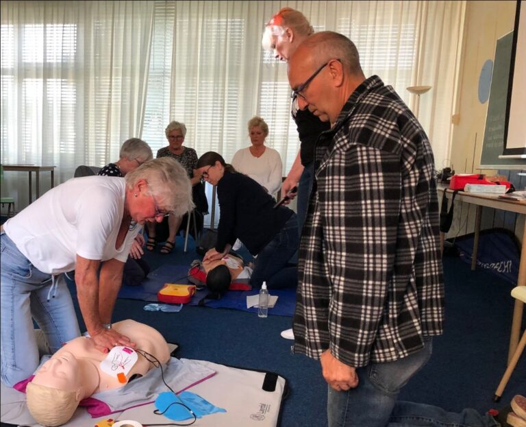 Reanimatie en EHBO voor vrijwilligers in Papendrecht