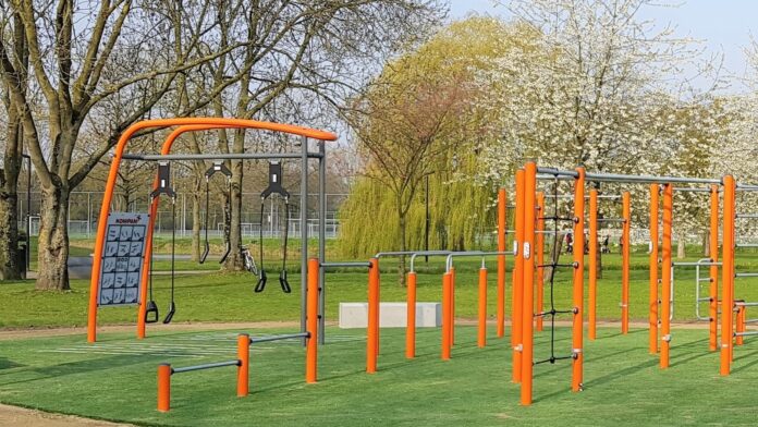 Calisthenicspark - Hendrik Ido Ambacht - toestellen van Kompan BV