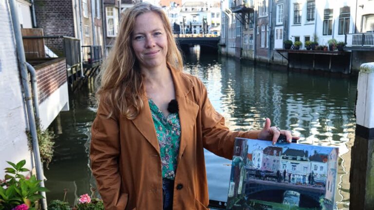 Olga vluchtte uit Oekraïne en kwam al schilderend tot rust