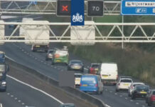 Eenzijdig ongeluk op A15