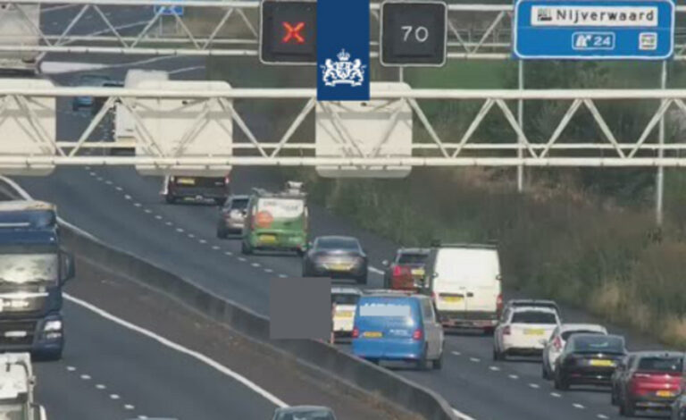 Eenzijdig ongeluk op A15
