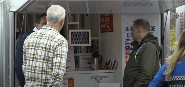 Ondermijningscontainer staat zaterdag op de Markt
