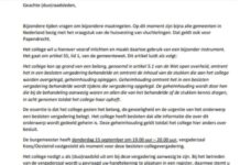 Oppositie niet naar besloten vergadering