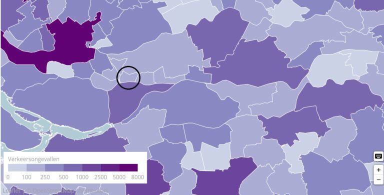 1 op de 4 verkeersongelukken gebeurt in Zuid-Holland