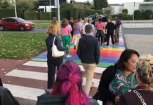 Regenboogpad officieel in gebruik genomen