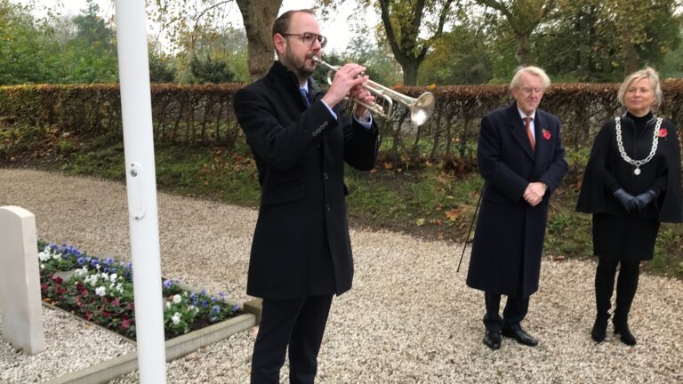 Herdenking Eerste Wereldoorlog op Papendrechtse Begraafplaats