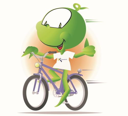Ert op de fiets