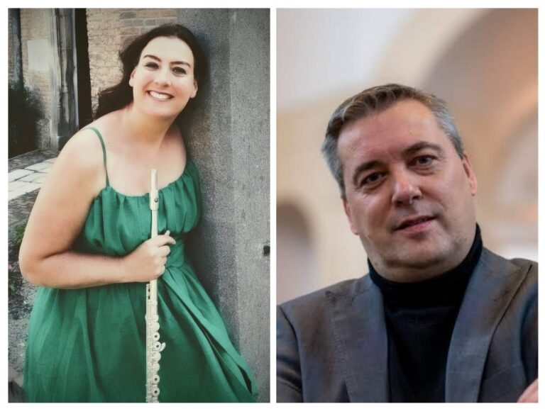 Concert in de Trinitatiskapel te Dordrecht met Sannie de Jongh, fluit en Edwin Vooijs, orgel en piano