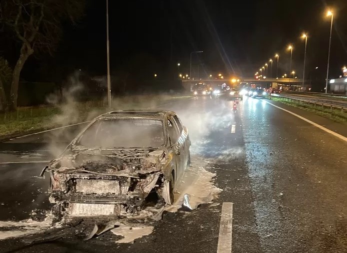 autobrand a15 rijkswaterstaat