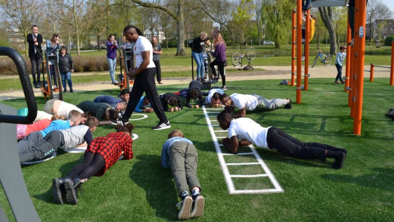 Officiële Opening eerste Calisthenicspark in Papendrecht