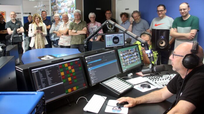 RTV Papendrecht live vanaf andere locatie (foto Nanda van Heteren)