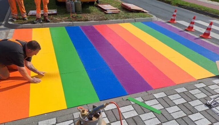Regenboogpad is hersteld