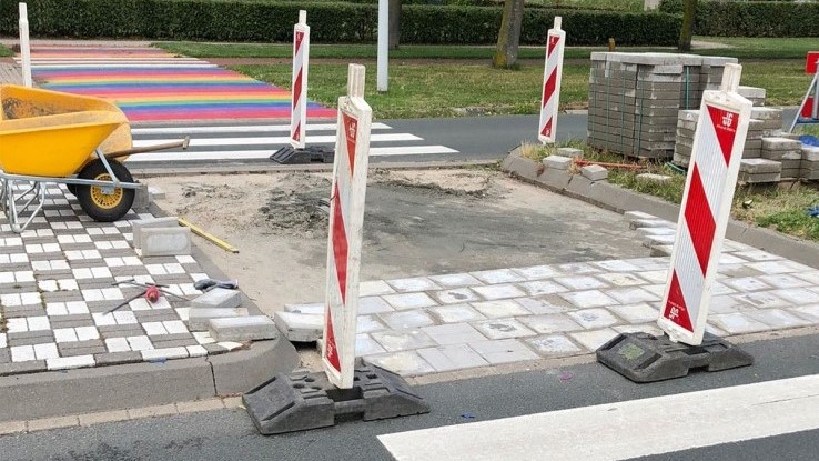 Herstel regenboogpad kost 7000 euro