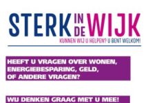 Sterk in de Wijk 15 november in Bij Bosshardt