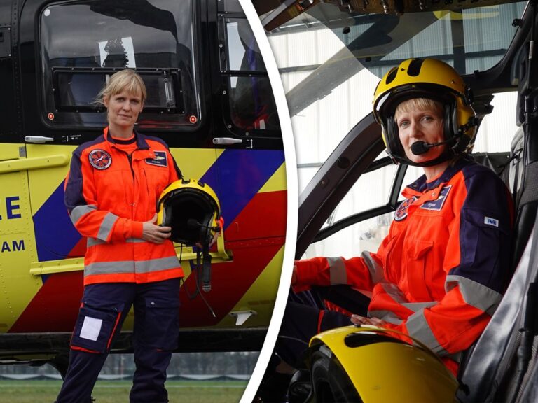 Als piloot van de traumaheli moet Marieke stalen zenuwen hebben