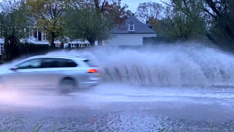Enorme regenval nog niet voorbij en dat ga je merken
