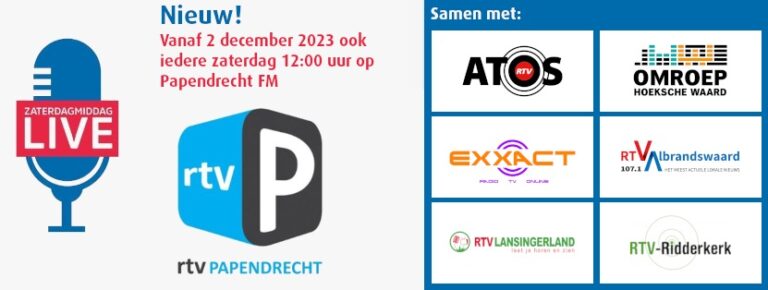 Zaterdagmiddag LIVE! brengt het ideale weekendgevoel naar Papendrecht