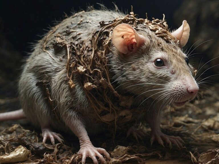 Toine draait door van de ratten in zijn huis en slaat het kantoor en de auto’s van de woningcorporatie kapot