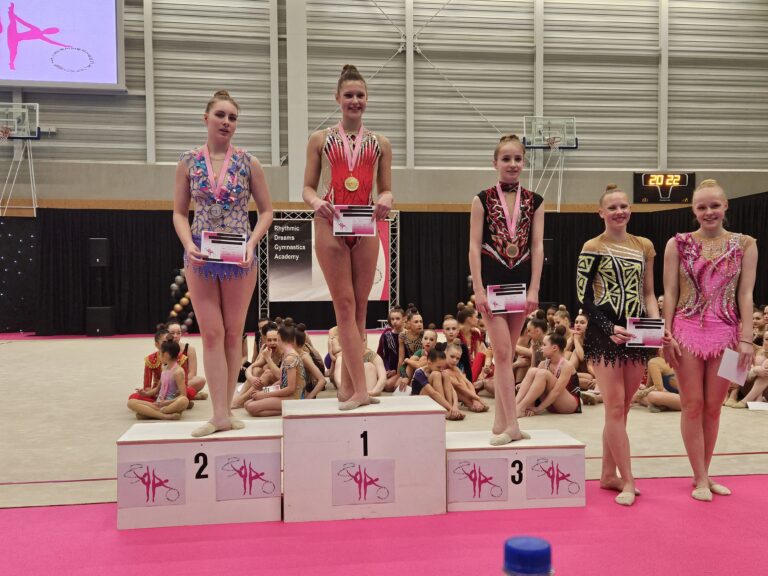 Internationaal succes voor Ritmisch Gymnastes van Olympia