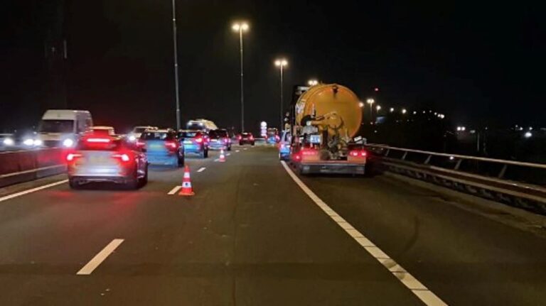 Ongeval veroorzaakt vertraging op A15