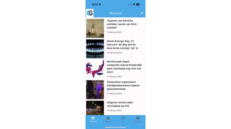 RTV Papendrecht introduceert zijn eigen app