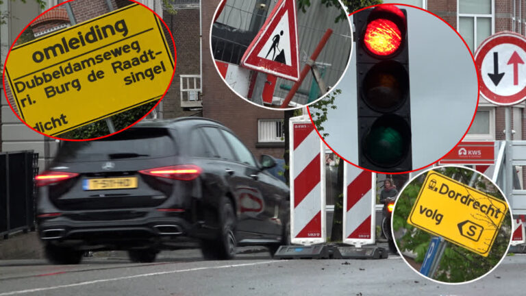 Verkeerschaos Dordrecht: ‘zure appel’