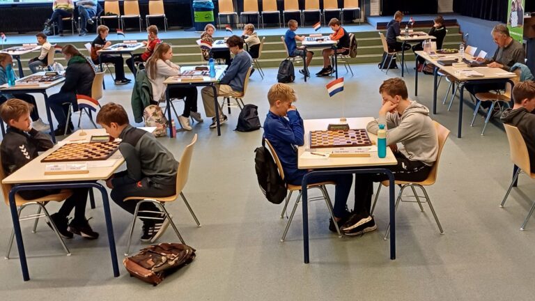 Pepijn van Merkerk Nederlands kampioen dammen pupillen