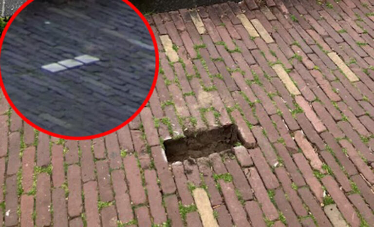 Verdwenen struikelstenen gevonden op bankje: ‘Hopelijk heeft iemand spijt’