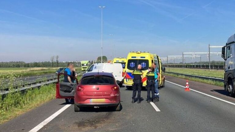 Ongeval bij Arkel veroorzaakt file