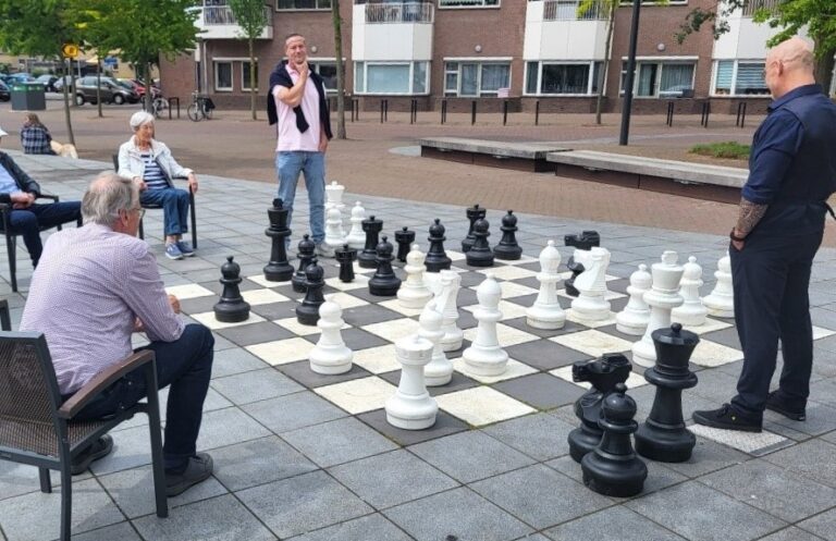 Schaken op het Marktplein