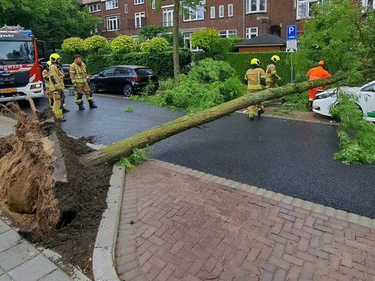112-Nieuws: keukenbrand, man met voet in machine en boom valt op auto