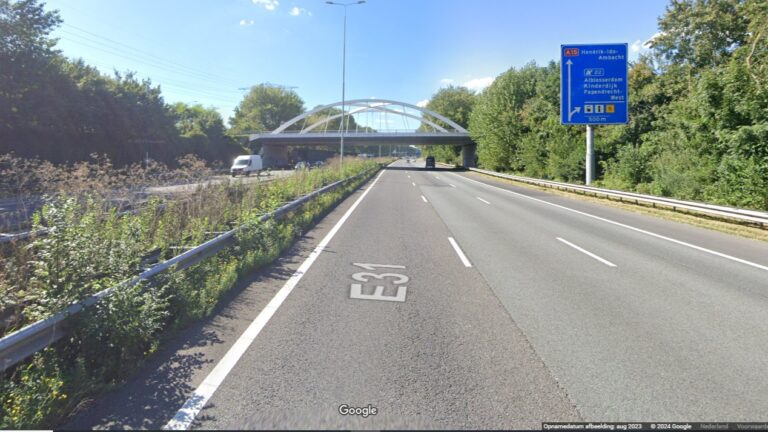 Kop-staartbotsing bij Witte Brug