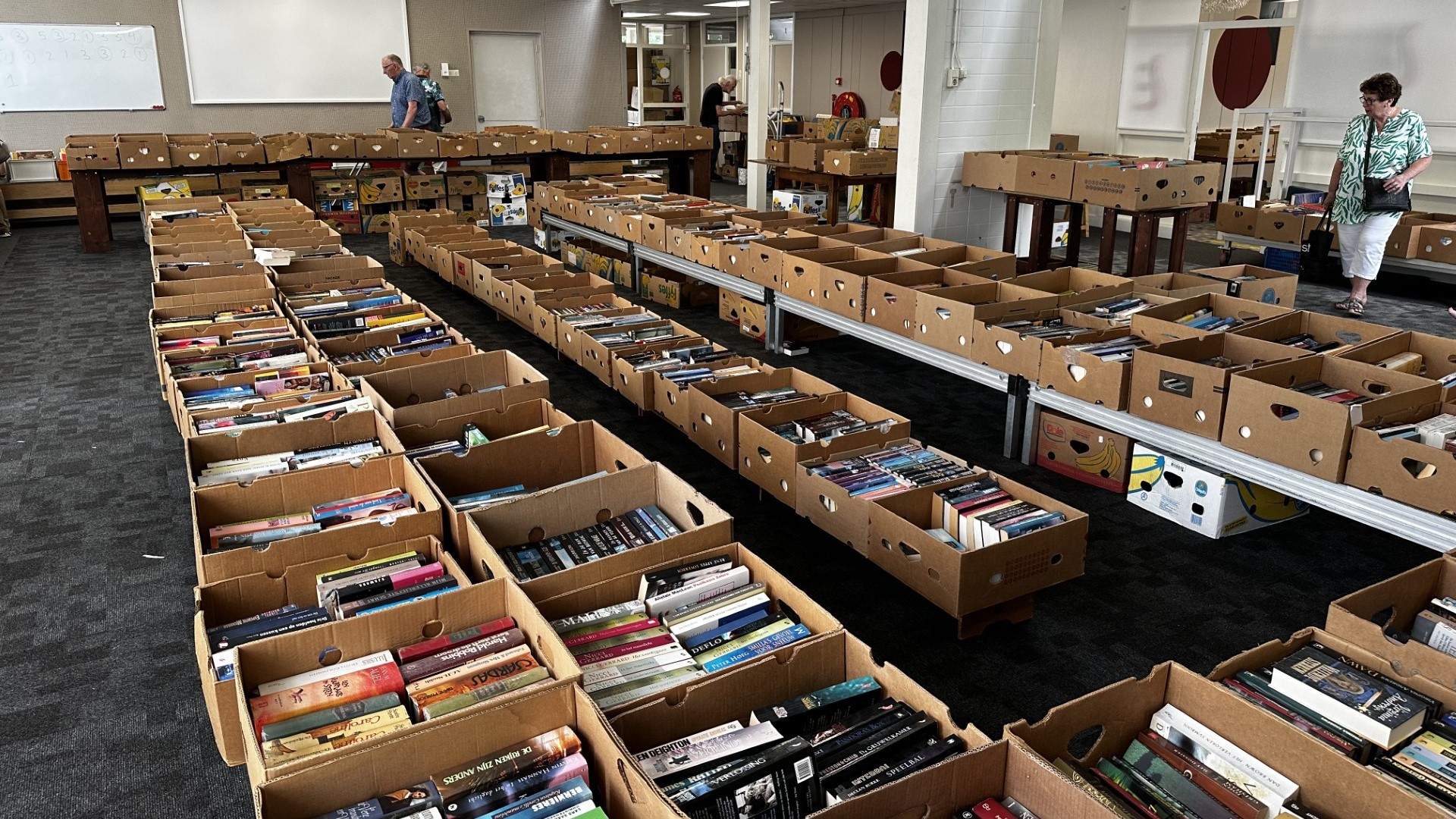 Excelsior organiseert weer grote boekenmarkt