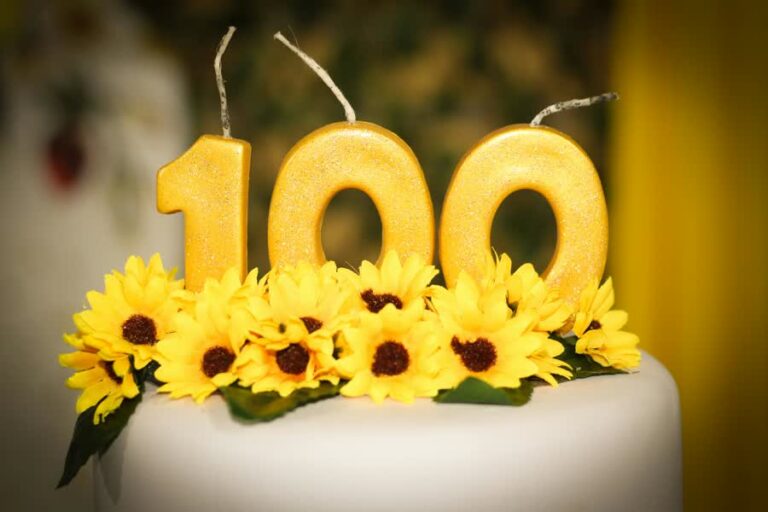 Hoera, een honderdjarige in onze streek erbij!