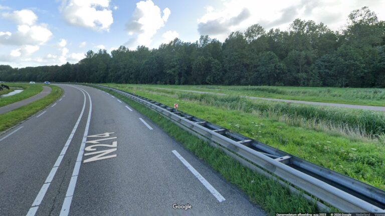 Flinke aanrijding op N214; veroorzaker aangehouden