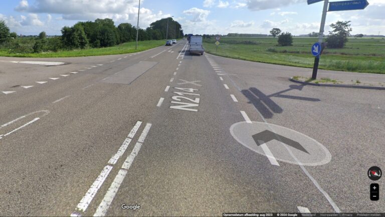 112-Nieuws: aanrijding op N214