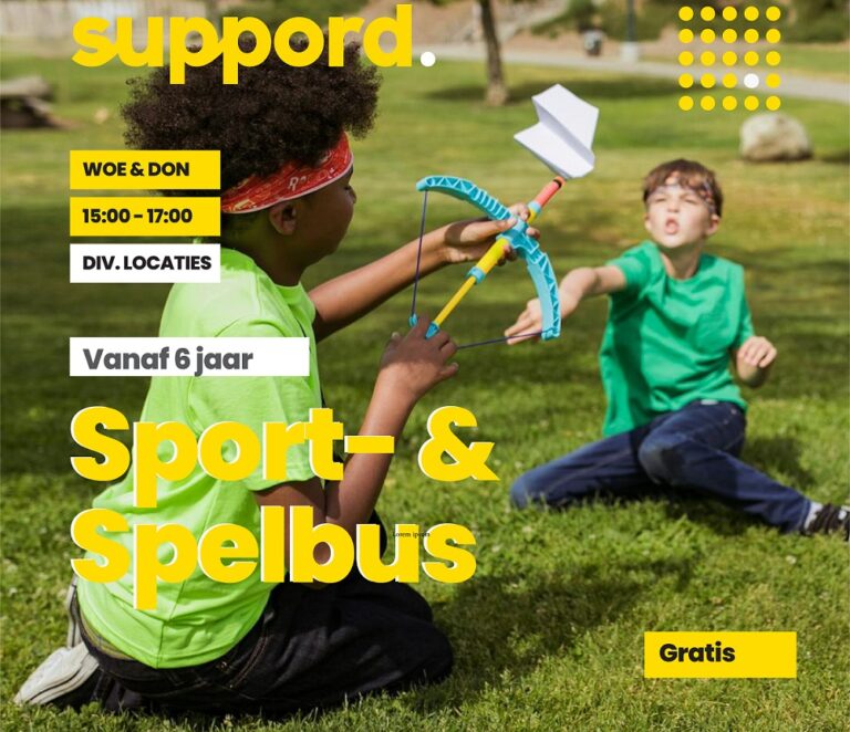 Suppord: Kinderdisco en Sport&Spelbus