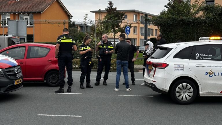 Aanrijding in Dordrecht leidt tot vechtpartij