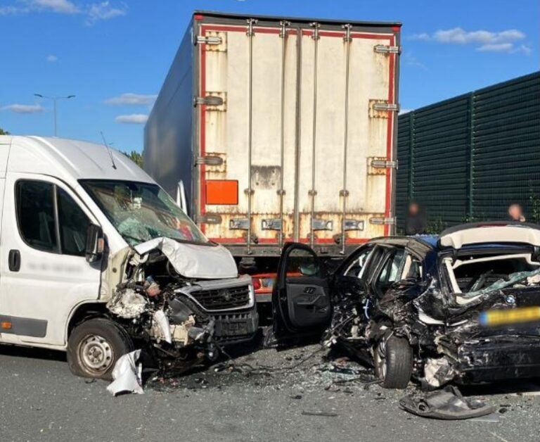 N3 dicht na aanrijding